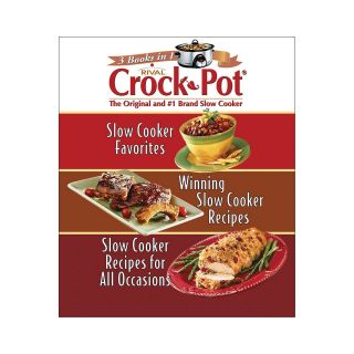 Rival Crock Pot, The Original and #1 Brand Slow Cooker 3 Books in 1