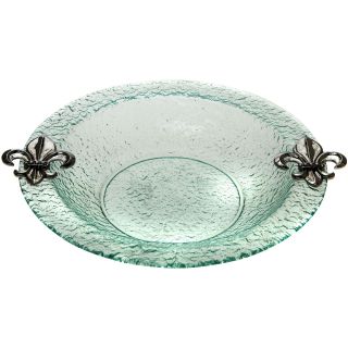 Thirstystone Fleur de Lis Round Serving Bowl