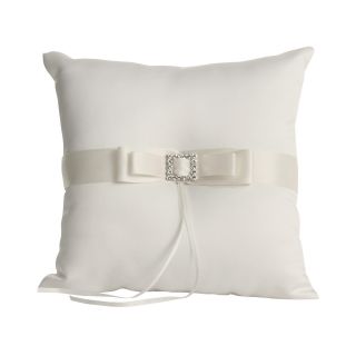 IVY LANE DESIGN Ivy Lane Design Crystal Elegance Ring Bearer Pillow, Ivory