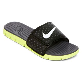 Nike Flex Motion Mens Slide Sandals, Black/White