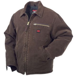 Tough Duck Washed Canvas Work Canvas Jacket, Moss, Mens