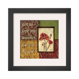 ART Spice 4 Patch Let Us Love Framed Print Wall Art