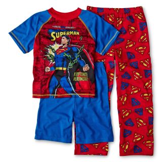 Superman Unchained 3 pc. Pajamas   Boys 4 12, Asst, Asst, Boys