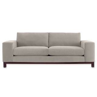 Calypso 91 Sofa in Heavenly Fabric, Chrome