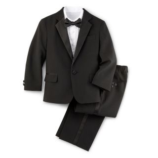 Van Heusen Tuxedo Suit   Boys 4 20, Black, Boys