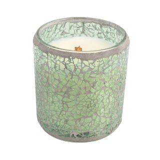 Woodwick Mosaic Jar Sugar Melon Candle, Green