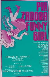 Funny Girl (Original Theatre Window Card)