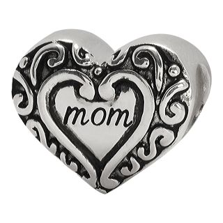 Forever Moments Mom Heart Bead, Womens