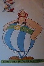 Canderel Air Freshener Advertisement With Asterix (French Rolled)