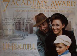 Life Is Beautiful   Academy Awards (British Quad) Movie Poster