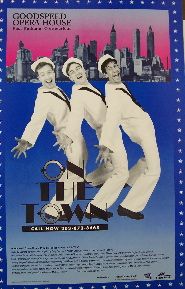 On the Town (Original Theatre Window Card)