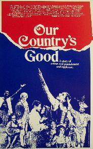 Our Countrys Good (Original Broadway Theatre Window Card)