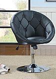 Coaster Swivel Chair in Black