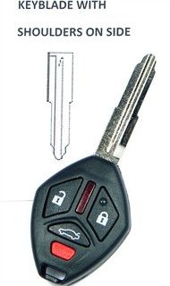 2006 Mitsubishi Eclipse Remote Key (shoulder blade)