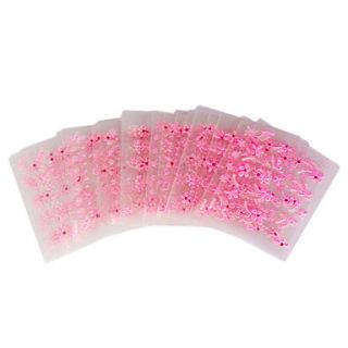 30PCS Pink 3D Design Nail Art Stickers