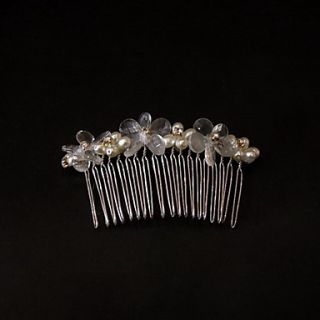 Gorgeous Alloy With Pearl/Crystal Womens Hair Combs