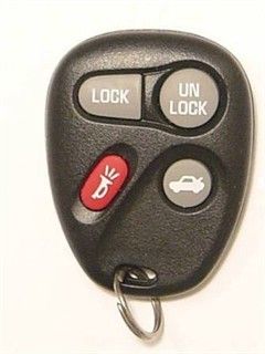2002 Chevrolet Impala Keyless Entry Remote   Used