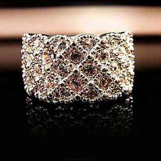 Korean jewelry wholesale diamond luxury full diamond ring that noble (random color)