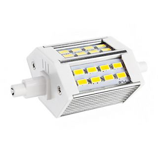 Dimmable R7S 5W 24xSMD 5730 1200LM 2800 3000K Warm White Light LED Corn Bulb(AC 110 130V)