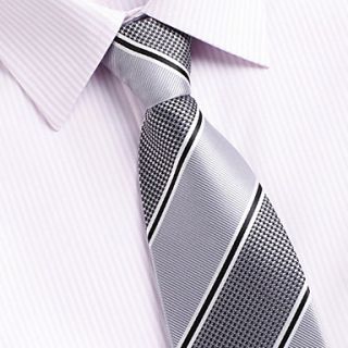 Mens Zipper Stripes Business Necktie