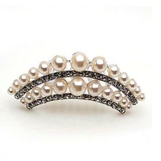 Fabulous Alloy with Pearl Wedding/Daily Hair Combs