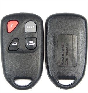 4 button Mazda keyless remote replacement case, shell with buttons