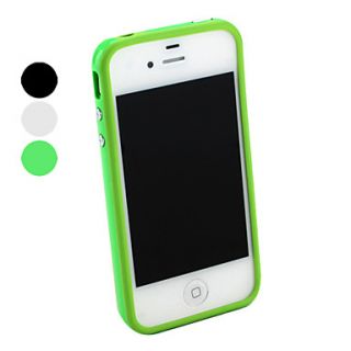 Stylish TPU Bumper Frame for iPhone 4/4S (Assorted Colors)