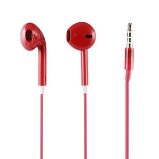 Earphone With Remote Mic For Apple IPhone 5 5G In Box Gift (White,Red,Purple)