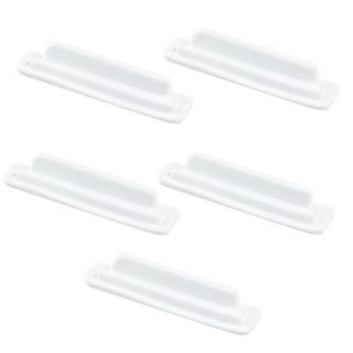 Anti Dust Rubber Plug for iPad, iPhone and iPod (5pcs Pack,White)