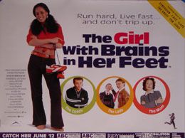 The Girl With Brains in Her Feet (British Quad) Movie Poster