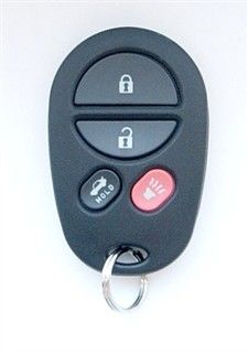 2006 Toyota Solara Keyless Entry Remote