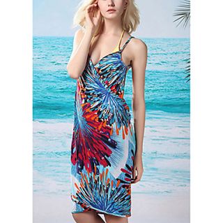 Sexy Bohemia Wrap Chest Beach Apron Swim Dress