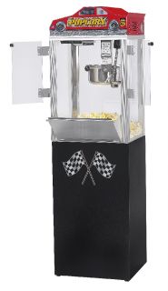 Stock Car Popcorn Machine with Pedestal Base