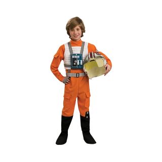 Star Wars X Wing Pilot Child Costume, Orange, Boys