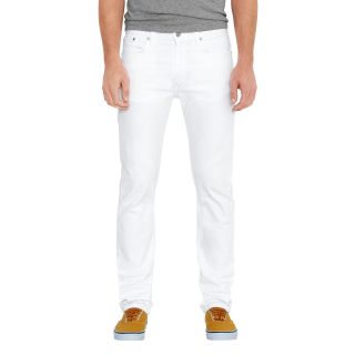 Levi s 513 Slim Fit Denim Jeans, White, Mens