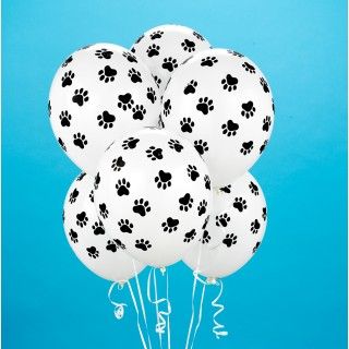 Paw Print Balloons