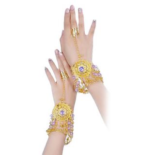 Metal With Rhinestone Belly Dance Bracelet More Colors Available (1 Piece)
