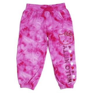 Hello Kitty Infant Toddler Girls Lounge Pant   Pink 4T