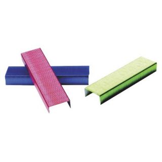 Swingline Color Bright Staples   Blue/Red/Green (6000 Per Pack)