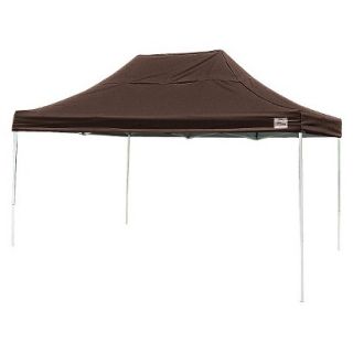 Shelter Logic 12 x 12 Pro Straight Leg Pop Up Canopy   Choc Brown