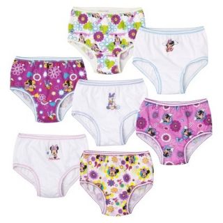 7 Pack Underwear, Little Girls Minnie Mouse by Handcraft 4T