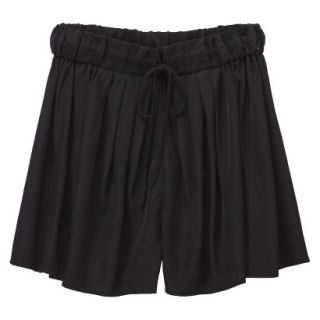 Mossimo Womens 5 Drapey Shorts   Black XL