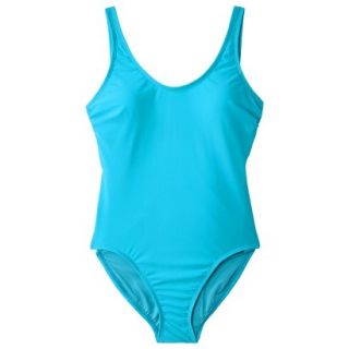 Xhilaration Juniors 1 Piece Swimsuit  Turquoise L