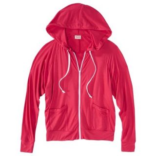 Mossimo Supply Co. Juniors Lightweight Hoodie   Coral XL(15 17)