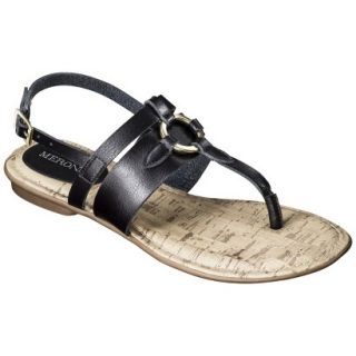 Womens Merona Kiana Sandal   Black 9