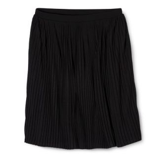 Mossimo Womens Accordion Pleat Skirt   Black XL