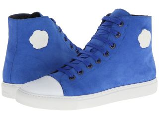Viktor & Rolf Suede High Top Trainer Mens Lace up casual Shoes (Blue)