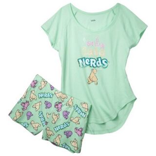 Nerds Juniors Pajama Set   Mint S