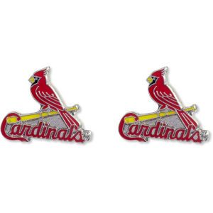 St. Louis Cardinals AMINCO INC. Logo Post Earrings