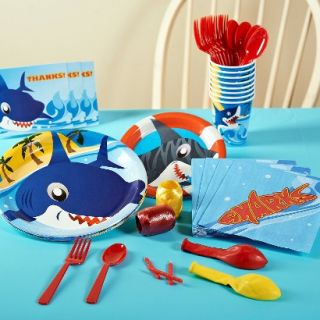 Sharks Party Pack for 16   Multicolor
